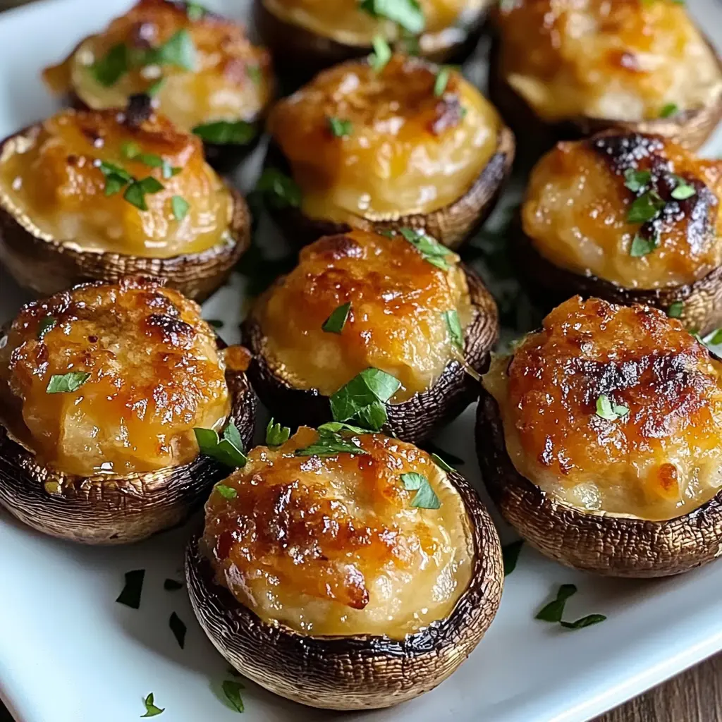 These Crab Rangoon Stuffed Mushrooms bring a tasty twist to a beloved appetizer! Filled with a creamy blend of crab, cream cheese, and fresh herbs, these bite-sized delights will impress your guests. Perfect for parties, game days, or a cozy night in. Save this recipe to create a delicious dish that everyone will enjoy!