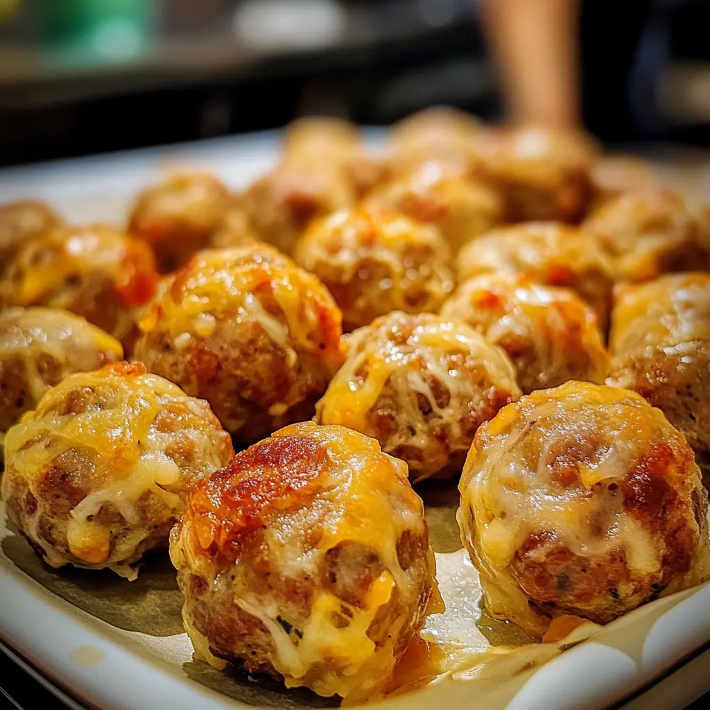 These Cream Cheese Sausage Balls are the perfect bite-sized treat for any gathering! Made with savory sausage, creamy cheese, and a hint of herbs, they are incredibly easy to whip up and always a crowd-pleaser. Perfect for game day, holidays, or casual get-togethers. Save this recipe to impress your friends and family with these mouthwatering snacks!