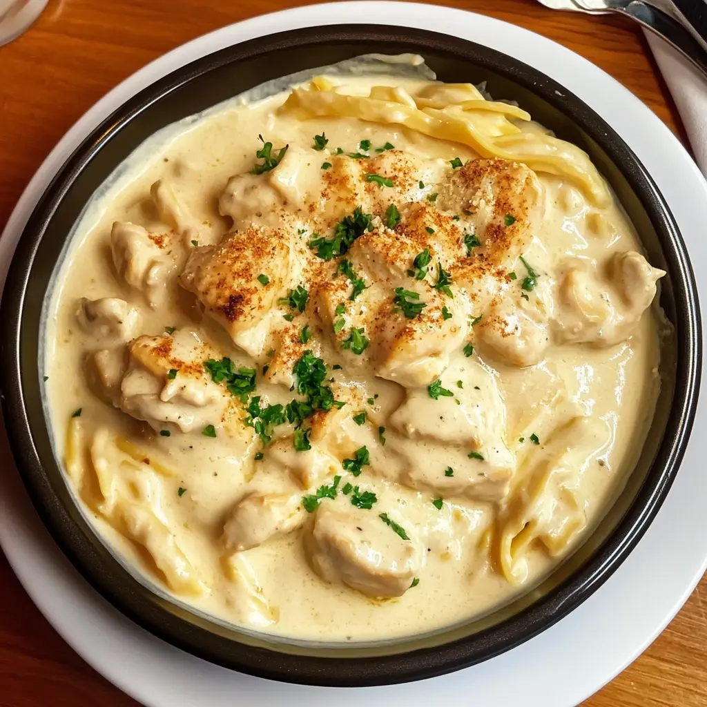 This Creamy Chicken Alfredo recipe is the ultimate comfort food! With tender chicken, rich Alfredo sauce, and perfectly cooked pasta, it’s a crowd-pleaser for family dinners. Perfect for weeknights or special occasions, this dish is both easy to make and satisfying. Be sure to save this recipe to have a delicious meal ready in no time!