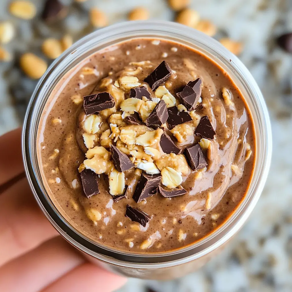 Start your morning with a delicious twist on breakfast! These Creamy Chocolate Peanut Butter Overnight Oats are rich, satisfying, and packed with protein. With layers of creamy peanut butter and decadent chocolate, this recipe is perfect for a quick and healthy start. Save this pin for your busy mornings or weekend brunch plans!