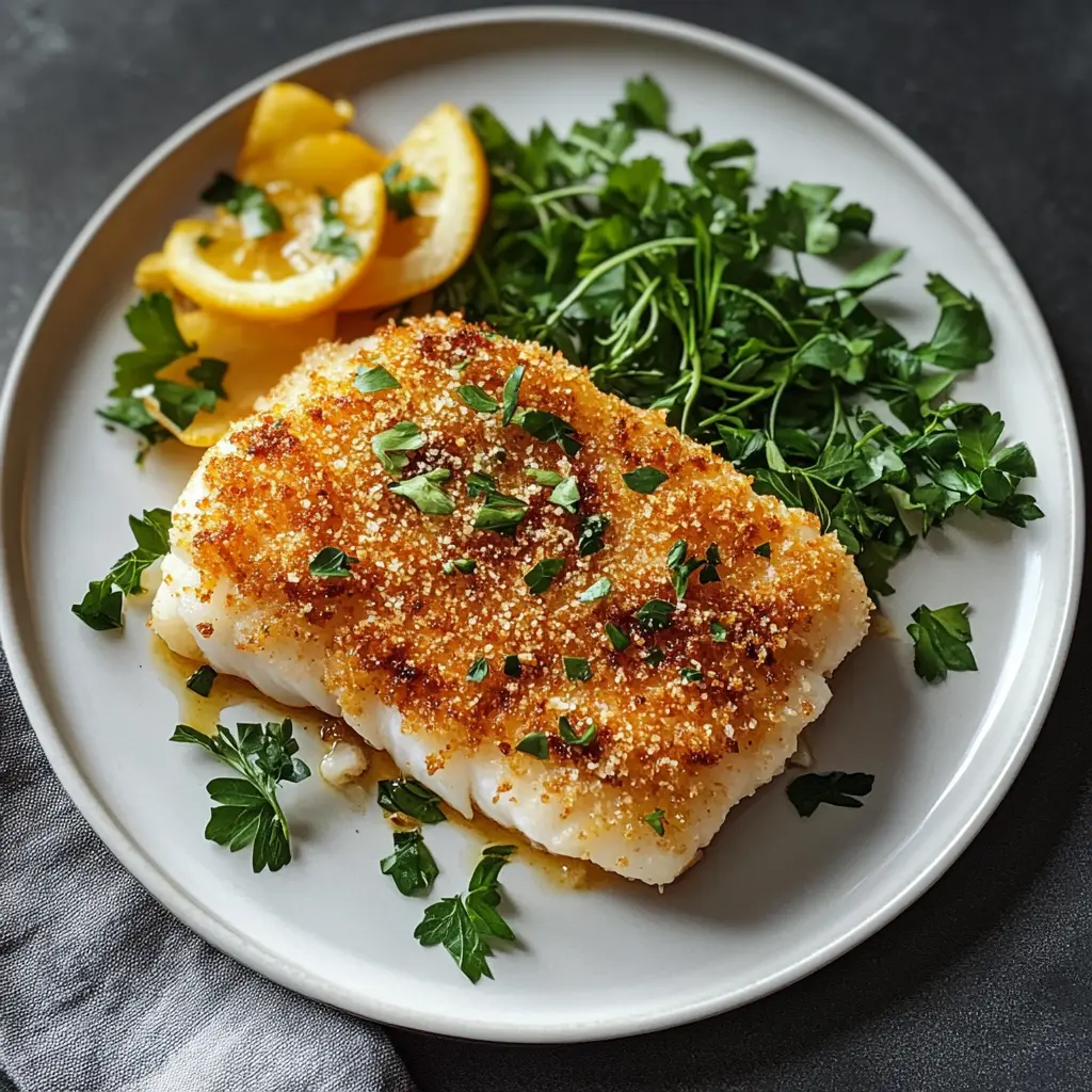 Crispy Parmesan-Crusted Cod is a quick and delightful weeknight dinner! This recipe highlights flaky cod fillets coated in a crunchy, golden Parmesan crust. It’s not only easy to prepare but also packed with flavor that will impress your family and friends. Perfect for a cozy meal or special occasions. Save this pin for a delicious seafood night!