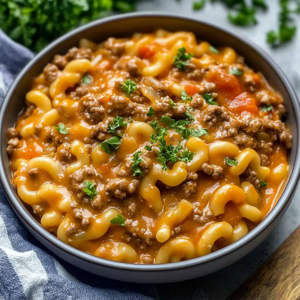 Say goodbye to boxed mixes! This Healthier Slow Cooker Hamburger Helper is packed with lean ground beef, whole grain pasta, and fresh veggies, making mealtime nutritious and delicious. With easy prep and a creamy sauce, it’s perfect for busy weeknights. Save this recipe for a simple dish the whole family will love any time!