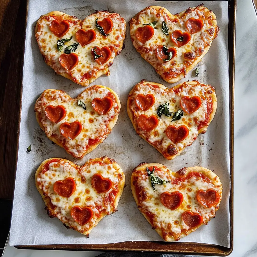 Bring a dash of love to your dinner table with these fun heart-shaped pizzas! Perfect for date nights or family celebrations, this recipe features delicious toppings and a warm, fresh crust. Get ready to impress your loved ones with a unique and tasty twist on classic pizza! Save this pin for your next special occasion!