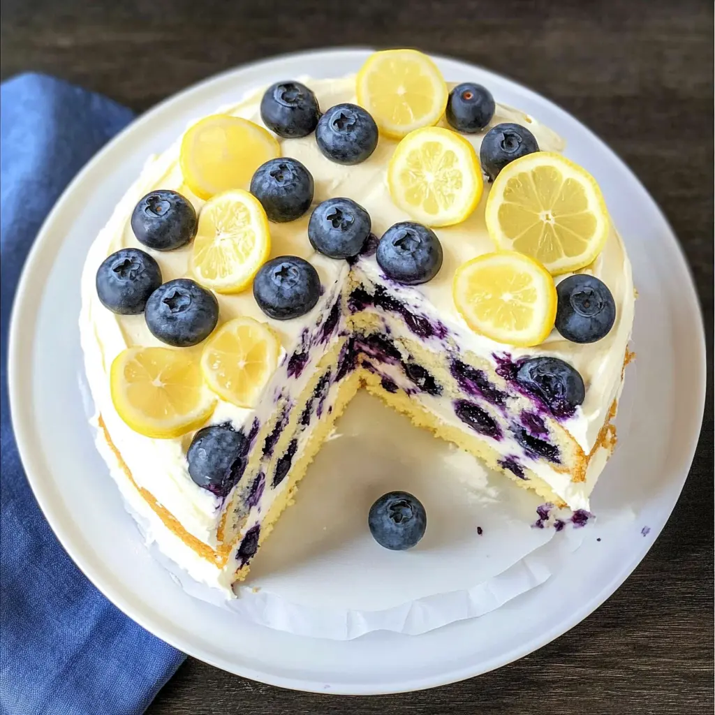 Brighten your day with this delightful Lemon Blueberry Cake! Bursting with fresh blueberries and a zesty lemon flavor, this moist cake is perfect for any occasion. Whether it’s a family gathering or a weekend treat, this recipe is sure to impress. Save this pin and add a splash of sunshine to your dessert table!