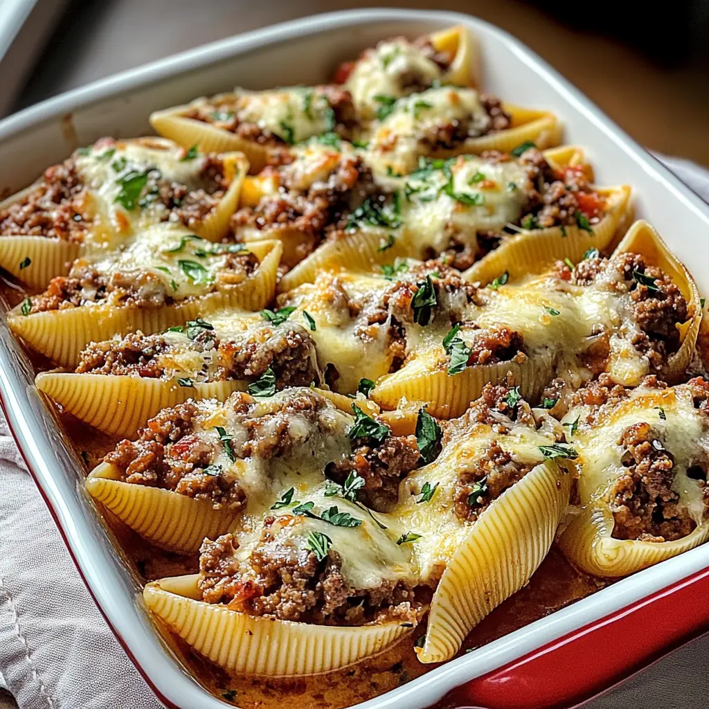 Elevate your family dinner with these Ricotta Beef Stuffed Shells! Filled with a hearty beef and creamy ricotta blend, this comforting dish is perfect for any occasion. Easy to make and bursting with flavor, it's sure to please both kids and adults alike. Save this recipe for a cozy night in or a potluck gathering!