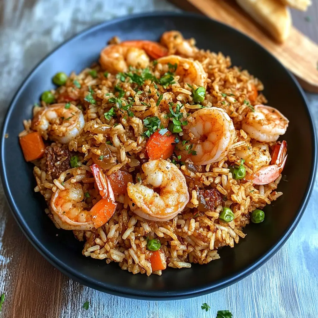 Enjoy a flavorful twist on a classic with this Shrimp Dirty Rice recipe! Packed with delicious spices, succulent shrimp, and a medley of veggies, this dish is perfect for a family dinner or a festive gathering. Save this recipe to impress your guests with a hearty, southern-inspired meal that everyone will love!