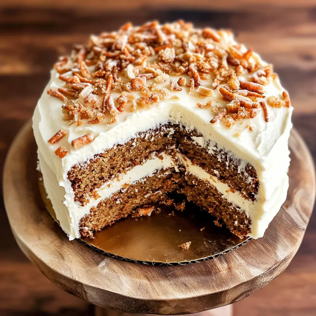 This incredible carrot cake is moist, fluffy, and bursting with warm spices. Made with fresh carrots, crunchy walnuts, and a creamy frosting, it's a delightful treat perfect for any occasion. Save this recipe to bake a delicious cake that will impress your family and friends at birthdays, holidays, or anytime you want a sweet indulgence!