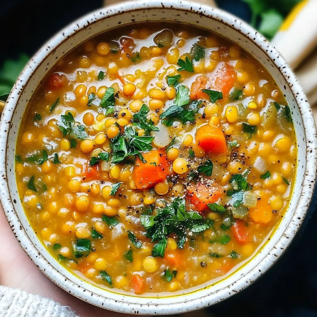 Warm up with a bowl of the Best Lentil Soup! Filled with hearty lentils, fresh veggies, and aromatic spices, this soup is not just comforting but also packed with nutrition. It's perfect for chilly days, meal prep, or cozy dinners with family. Save this recipe for a delicious and healthy meal idea that everyone will love!