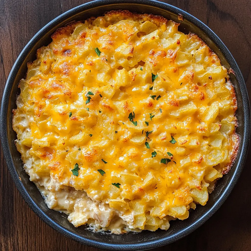 This Cheesy Hashbrown Potato Casserole is a crowd-pleasing dish that's perfect for any gathering! Loaded with cheesy goodness and crispy hash browns, it's a comforting side that everyone will love. Easy to prepare and bake, you can save this recipe for your next family dinner or holiday feast. It's sure to become a favorite on your table!