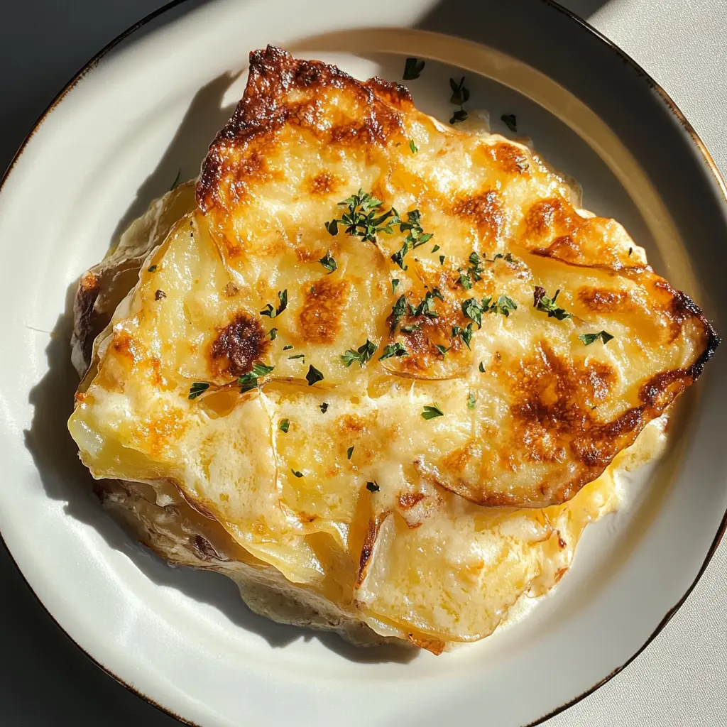 These creamy Dauphinoise potatoes are the perfect comfort food for any gathering! Layers of thinly sliced potatoes baked in rich cream and garlic bring warmth to your table. Ideal for family dinners, holiday feasts, or cozy nights, this dish is sure to impress. Save the recipe now to enjoy this delightful side dish anytime!