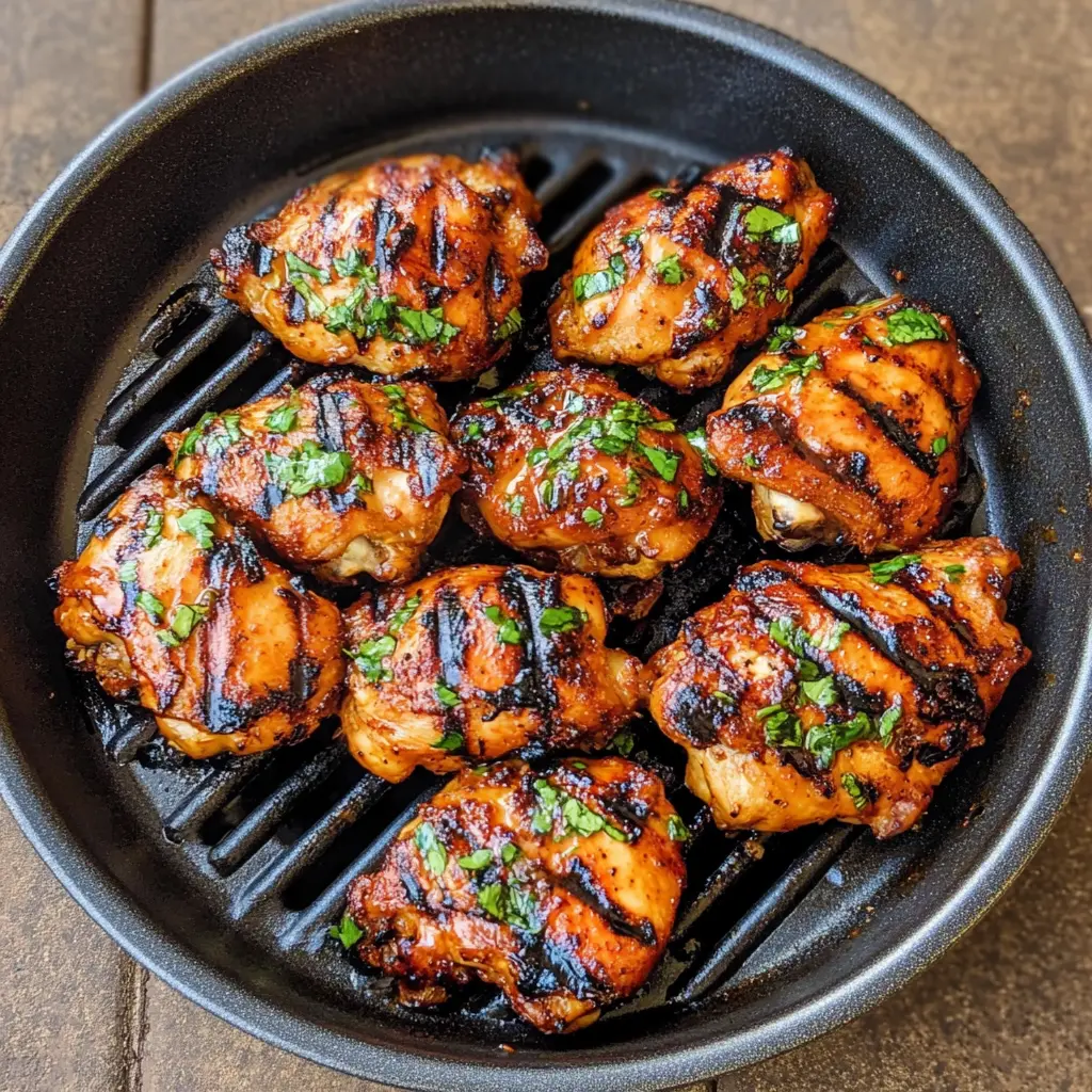 Juicy grilled boneless chicken thighs are the perfect weeknight dinner! This recipe features tender meat marinated in a flavorful blend of herbs and spices, giving every bite a burst of taste. Perfect for barbecues or family gatherings, save this pin for a delicious go-to recipe that everyone will love!