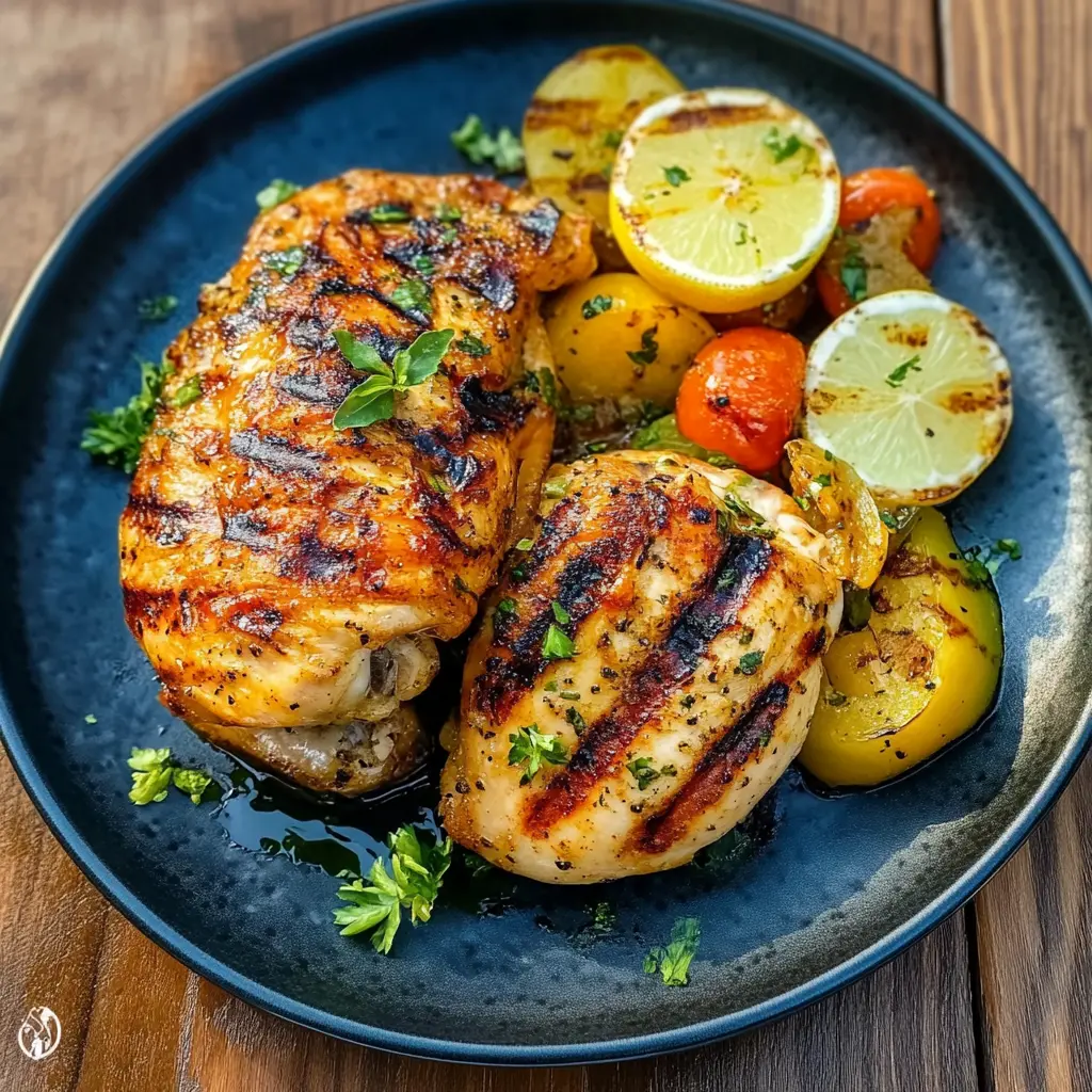 Fire up the grill for Juicy Grilled Cuban-Style Creole Chicken that's packed with zesty flavors! This easy recipe features marinated chicken infused with bold spices and citrus for an unforgettable meal. Perfect for summer barbecues or weeknight dinners. Save this recipe now and make your next gathering a hit!