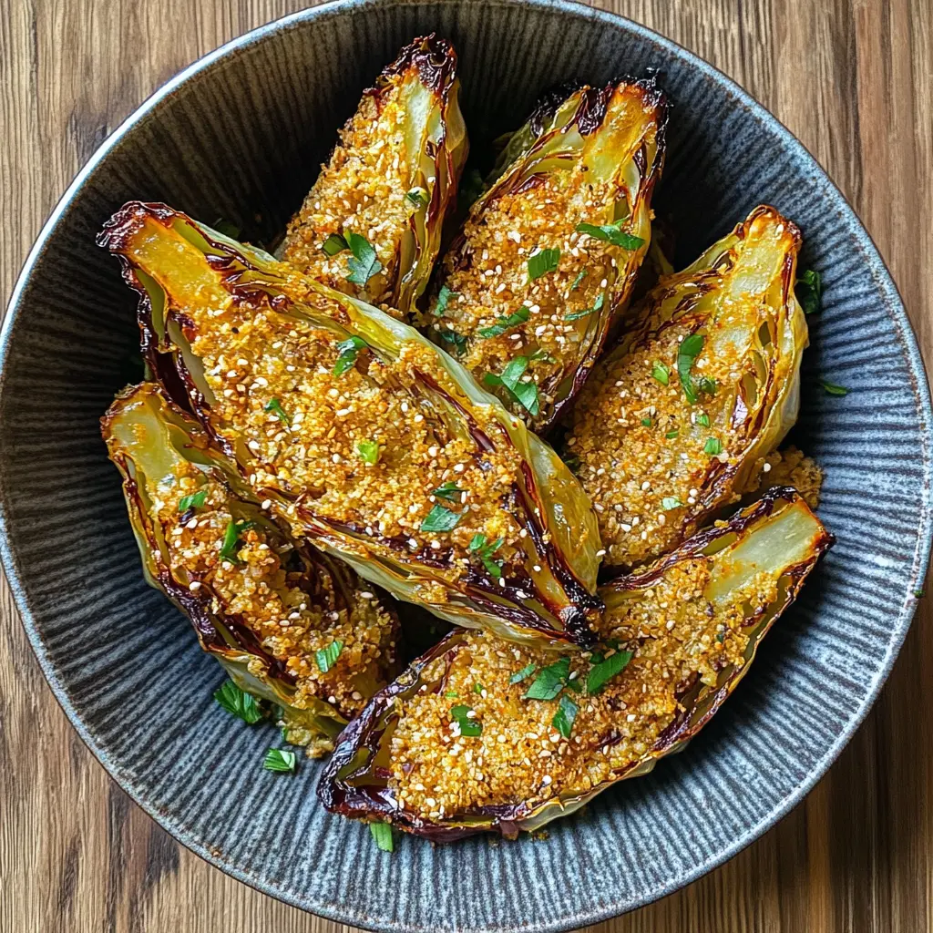 Looking for a delicious and unique side dish? These Miso Butter Roasted Cabbage Wedges are not only easy to make but also packed with flavor! The combination of rich miso and creamy butter gives the cabbage a mouthwatering taste that pairs beautifully with any meal. Perfect for family dinners or gatherings, save this recipe to impress your guests!