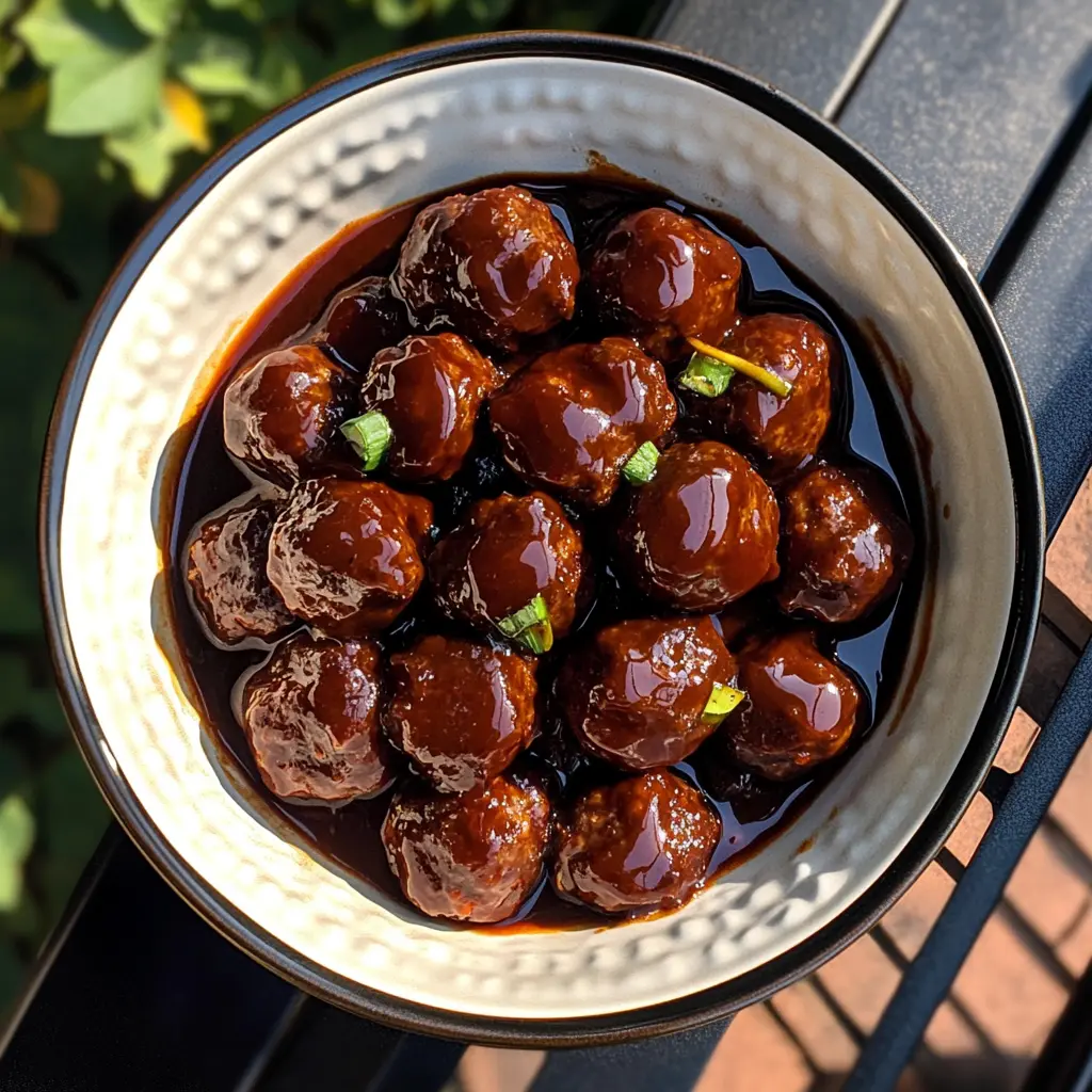 Get ready for a BBQ delight with these sticky slow cooker meatballs! Made with ground beef and coated in a zesty BBQ sauce, these meatballs are perfect for parties, game days, or family dinners. Easy to make and packed with flavor, you'll fall in love with their tender texture. Save this recipe for your next gathering and watch everyone come back for seconds!