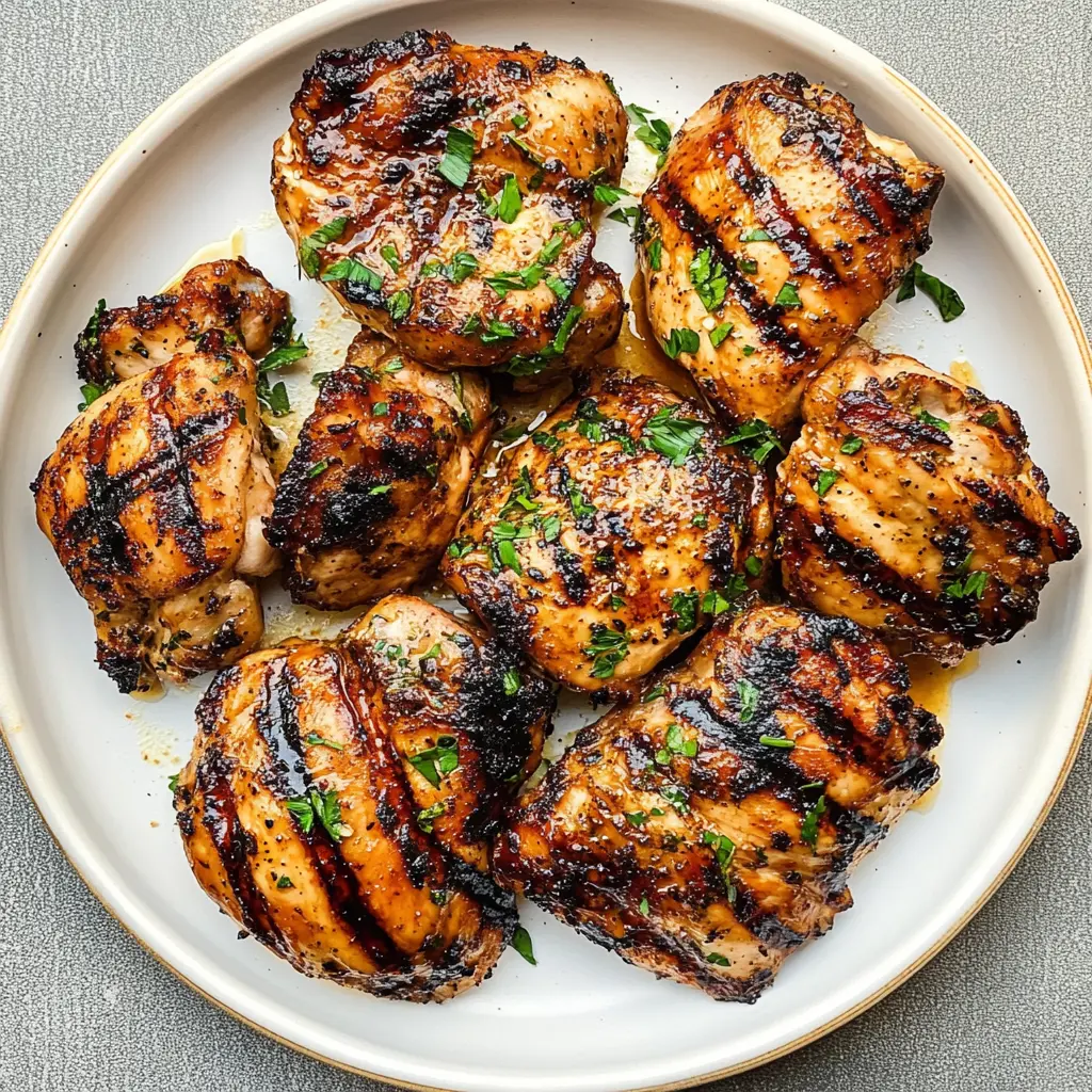 Get ready for the juiciest marinated grilled chicken thighs! This easy recipe combines zesty citrus flavors and savory herbs, creating a mouthwatering dish. Perfect for summer barbecues or a cozy family dinner, these thighs are a surefire crowd-pleaser. Don’t forget to save this recipe for your next grill night!