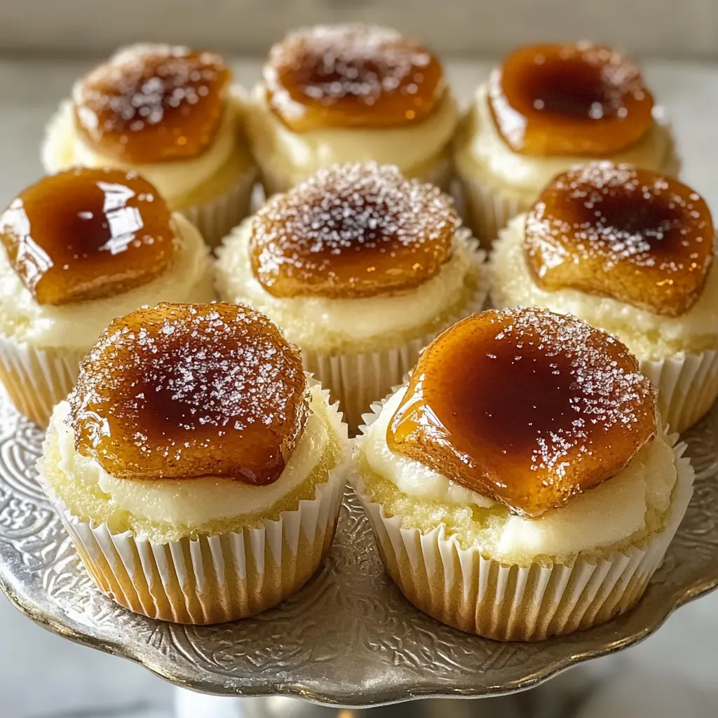 Treat yourself to these delightful Vanilla Bean Crème Brûlée Cupcakes, where rich vanilla flavor meets a creamy center and a crunchy caramel top! Perfect for special celebrations or a sweet indulgence at home. Save this recipe and impress your friends with these scrumptious cupcakes that are sure to be a hit!