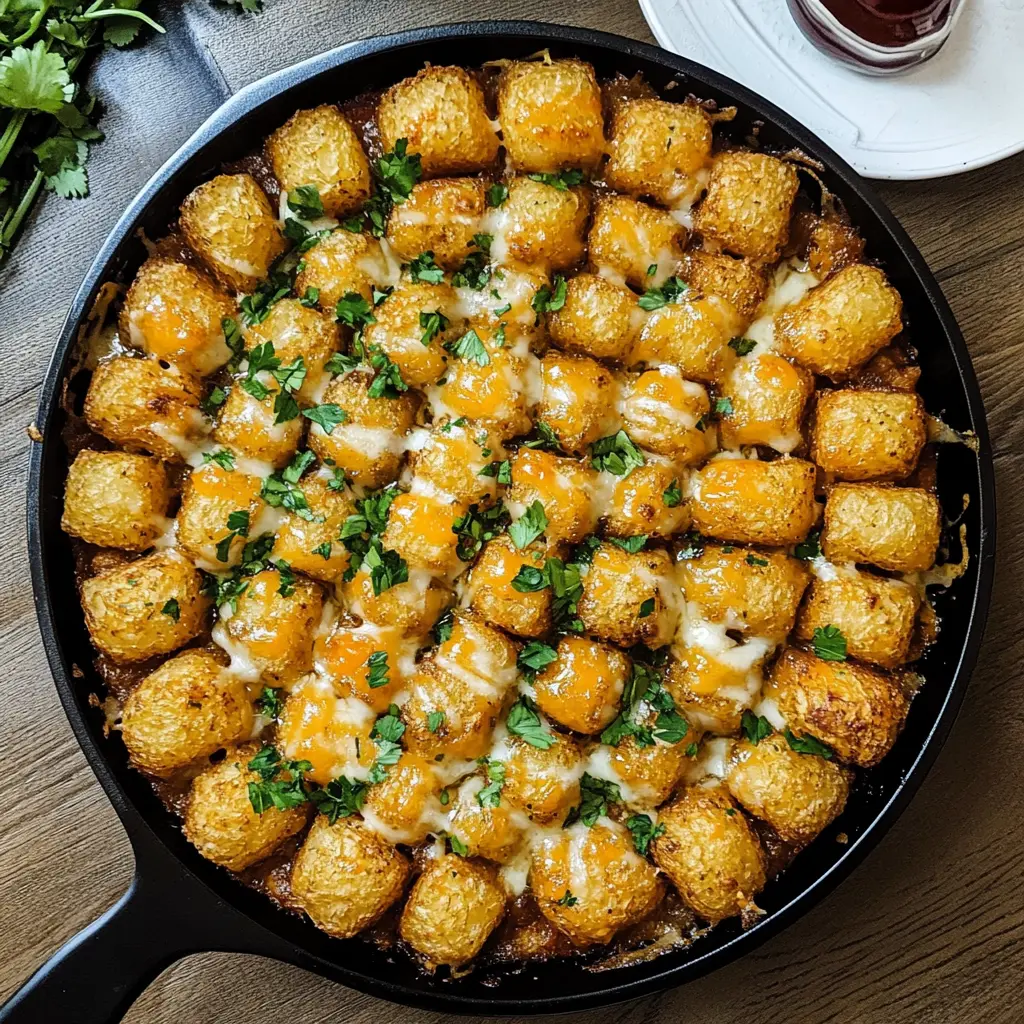 This Vegetarian Tater Tot Casserole is a family favorite bursting with flavors! With hearty veggies, creamy sauce, and golden crispy tater tots on top, it’s comfort food at its best. Perfect for cozy evenings or potluck gatherings, this dish is not only easy to make but also sure to please everyone. Save this recipe for your next dinner night!