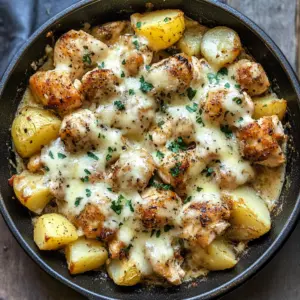 Get ready for a comforting meal with this Crockpot Garlic Parmesan Chicken and Potatoes! Tender chicken soaked in rich garlic and cheesy flavors make it a family favorite. Perfect for busy weeknights, just set it and forget it! Don’t forget to save this simple recipe for a delicious hassle-free dinner!