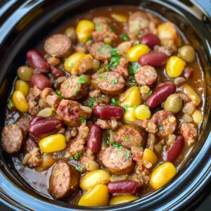 Warm up your dinner routine with this hearty Crockpot Sausage Casserole! Packed with savory sausage, fresh veggies, and gooey cheese, it's the perfect comfort food for busy weeknights or cozy family gatherings. Simply toss in your ingredients, set your slow cooker, and let the flavors mingle. Save this easy recipe for a satisfying meal any time!