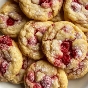 Brighten your day with these Lemon Raspberry Cookies! With a perfect balance of tart lemon zest and sweet, juicy raspberries, every bite is a delightful treat. These cookies are easy to make and perfect for sharing at gatherings or enjoying with a cup of tea. Save this recipe to make these refreshing cookies for your next baking adventure!
