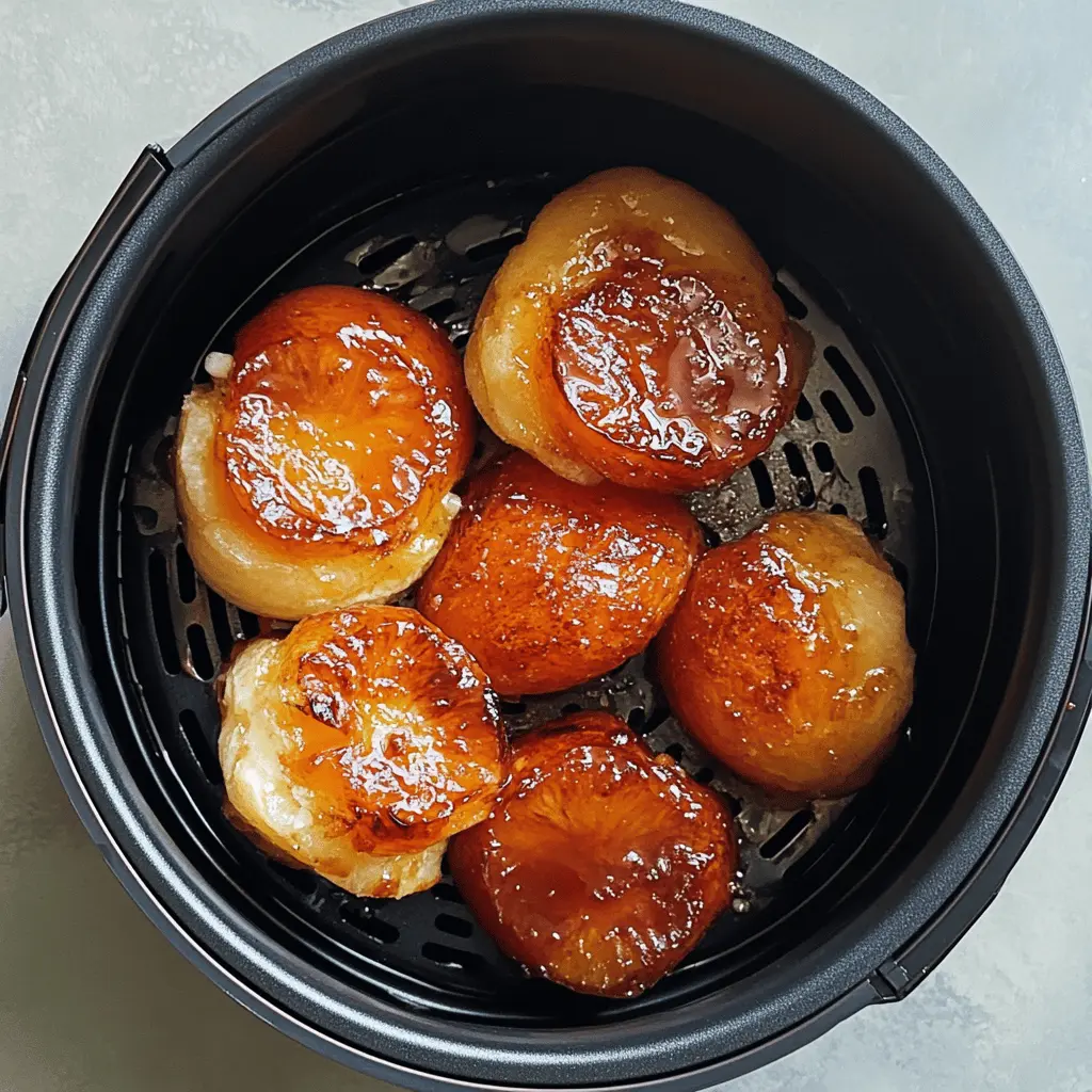 Transform fresh peaches into a delightful treat with this easy air fryer recipe! Juicy, caramelized peaches topped with a sprinkle of cinnamon are perfect for dessert or as a sweet snack. Simple and quick, this recipe brings out the natural sweetness of the fruit. Save this pin for your next summer gathering or a cozy night in!