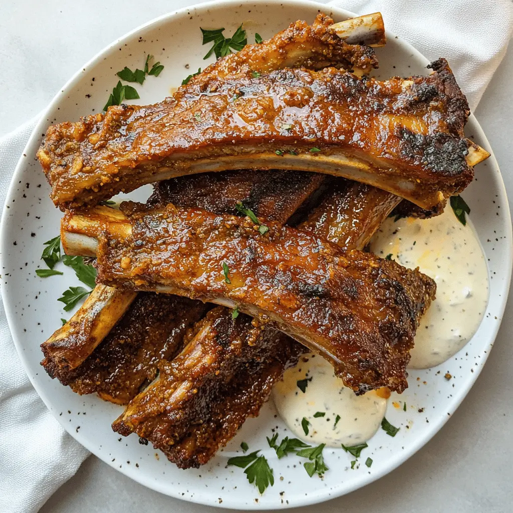 Get ready for a flavor-packed meal with these Easy Greek Ribs! This recipe features tender, succulent ribs marinated in delicious Greek-inspired spices, baked to perfection, and finished on the grill for that smoky charm. Perfect for family gatherings or a weekend treat! Save this recipe now to create mouthwatering ribs that everyone will love!