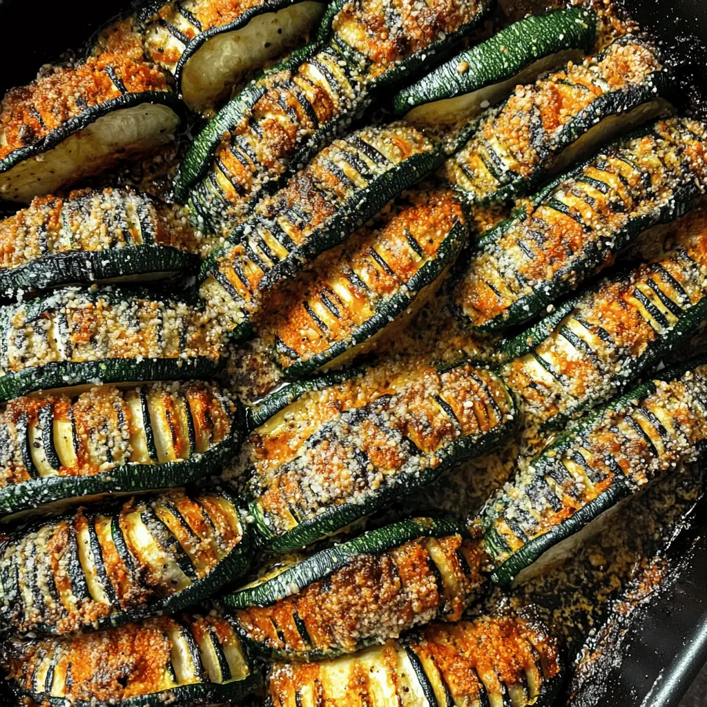 Looking for a simple and tasty side dish? This Garlic Parmesan Roasted Zucchini is packed with flavor and takes just minutes to prepare! With crispy edges and a savory garlic-parmesan combo, it perfectly complements any meal. Save this recipe for weeknight dinners or special occasions—you won’t regret it!