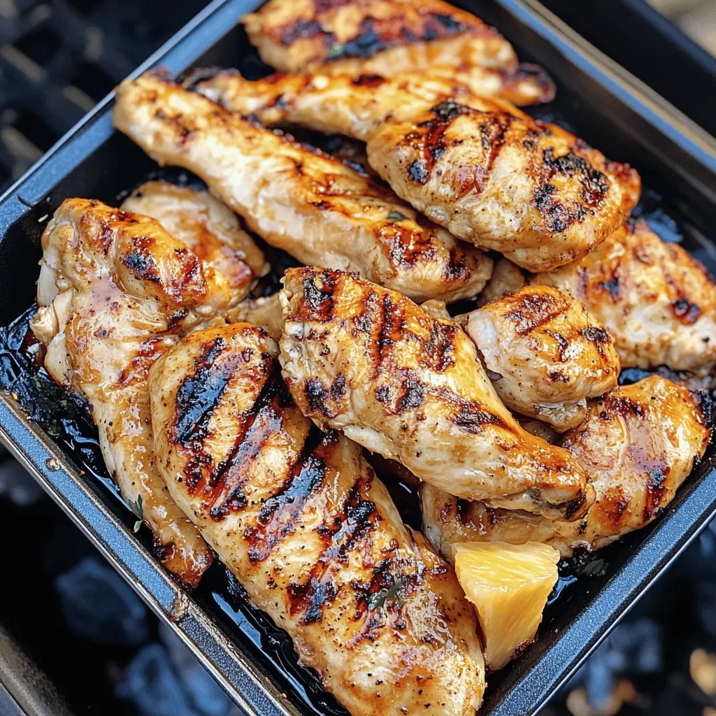 Fire up the grill for a tangy and sweet twist on chicken! This Honey Pineapple Grilled Chicken is a fantastic recipe that brings together the flavors of juicy pineapple and savory honey glaze. Perfect for summer cookouts or easy weeknight dinners, it's sure to impress family and friends. Save this delicious dish for your next barbecue!