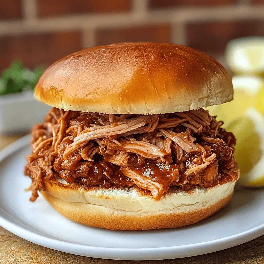 Put your feet up while this Slow Cooker Pulled Pork works its magic! With tender, juicy pork and a blend of spices, it's perfect for sandwiches or tacos. Enjoy the savory flavor that pairs well with coleslaw or barbecue sauce. Save this recipe for your next game day or family gathering—it’s a crowd-pleaser you won’t want to miss!