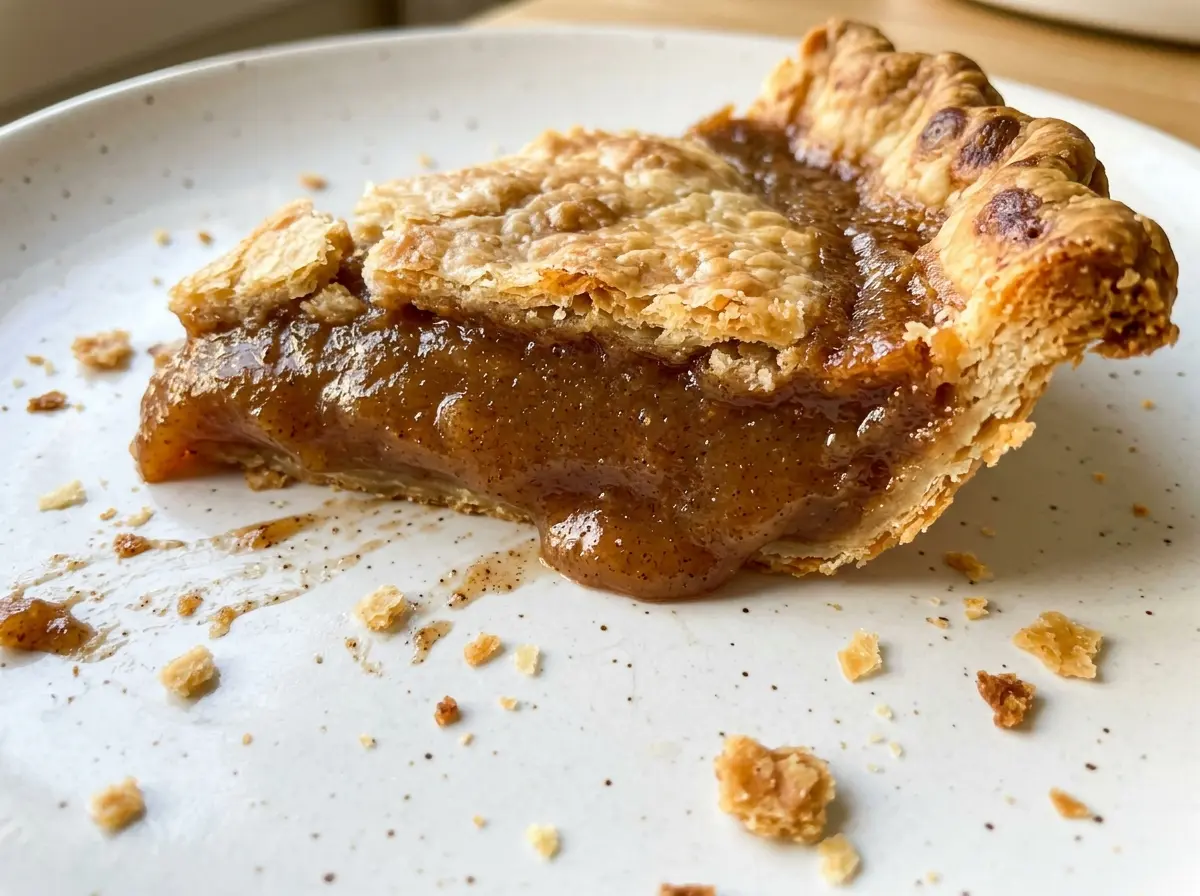 Apple butter pie smooth custard filling
