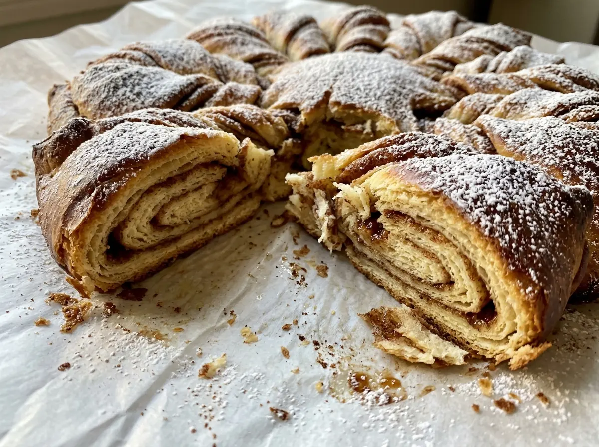 Cinnamon Star Bread golden cinnamon twists