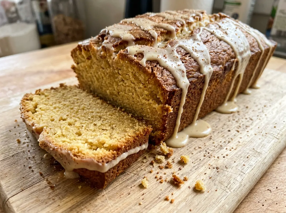 Eggnog Pound Cake golden nutmeg crumb