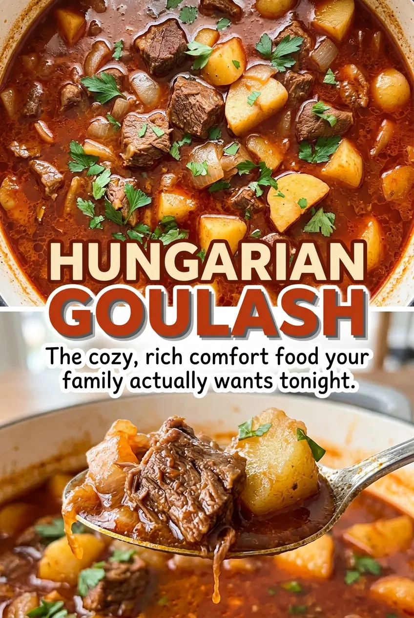 Hungarian goulash hearty beef stew