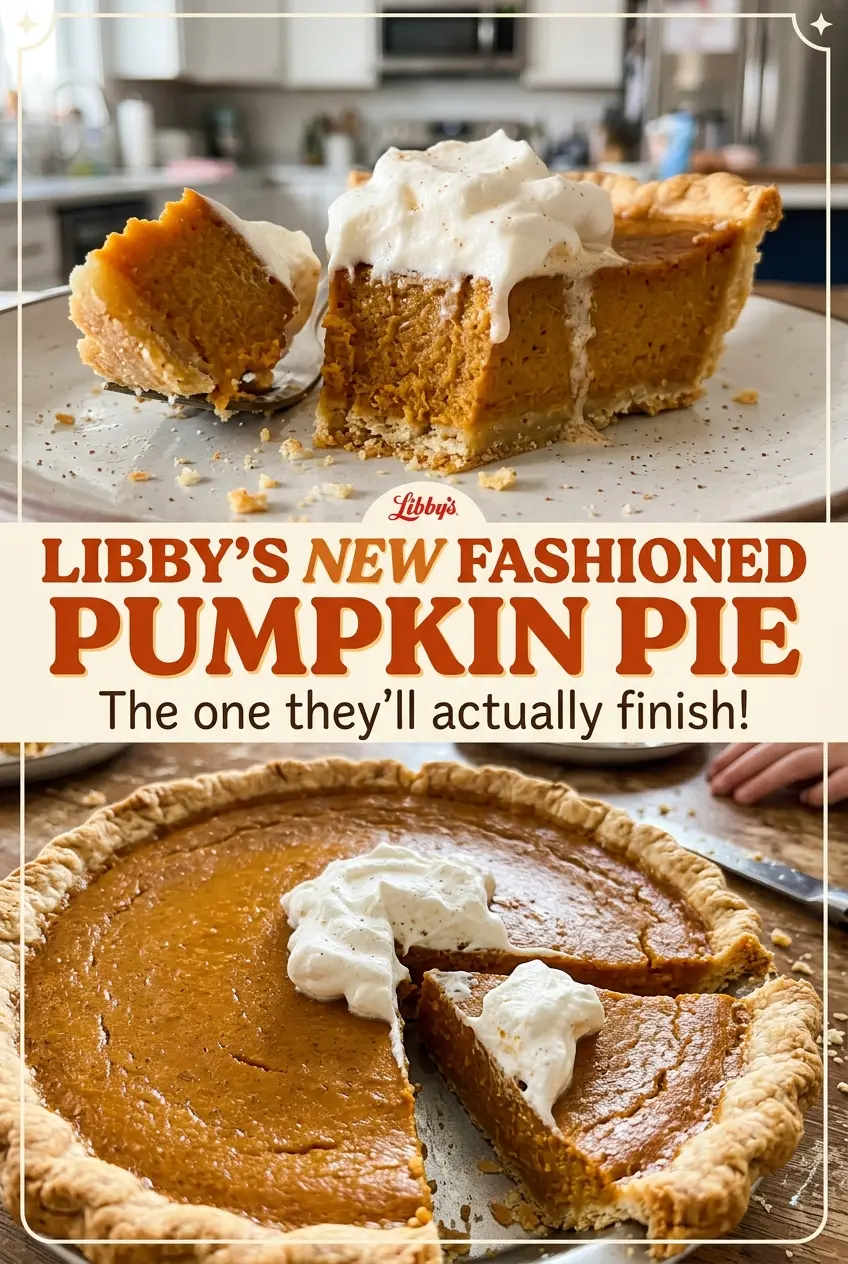 Libbys New Fashioned Pumpkin Pie smooth pumpkin filling
