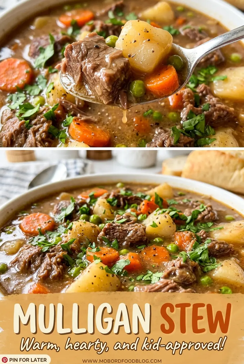 Mulligan Stew tender beef golden potatoes