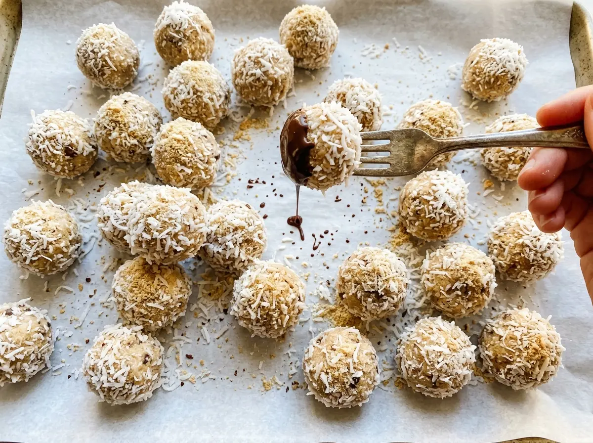 Santa Farts date coconut bites