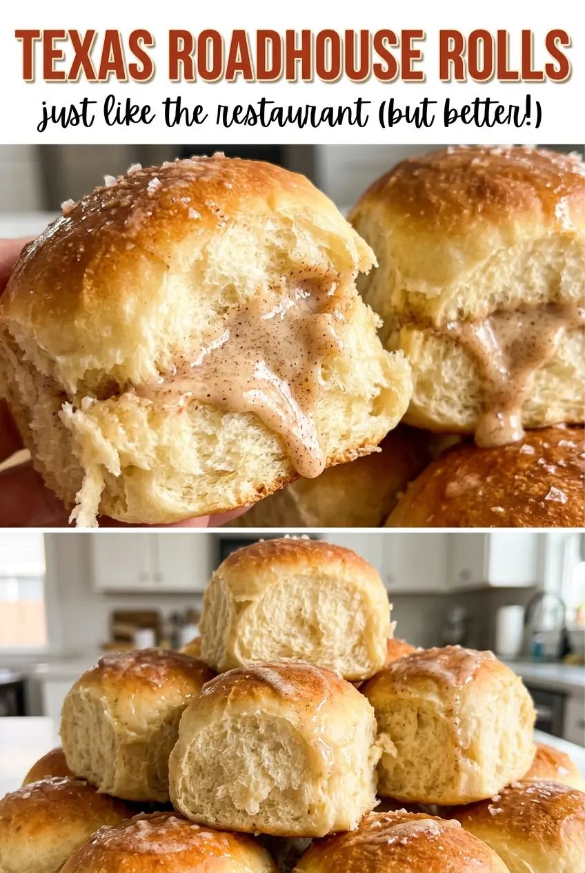 Texas Roadhouse Rolls fluffy cinnamon honey