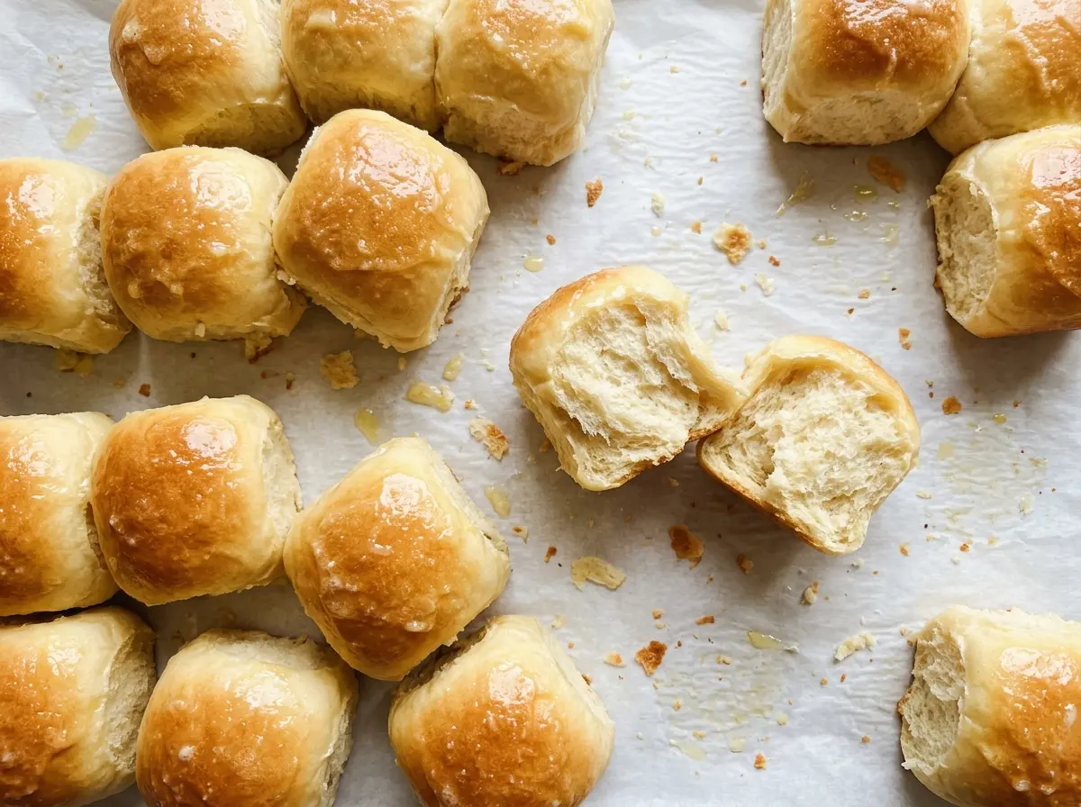 Texas Roadhouse Rolls soft golden tops